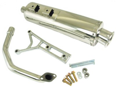 Retro Style GY6 Performance Exhaust